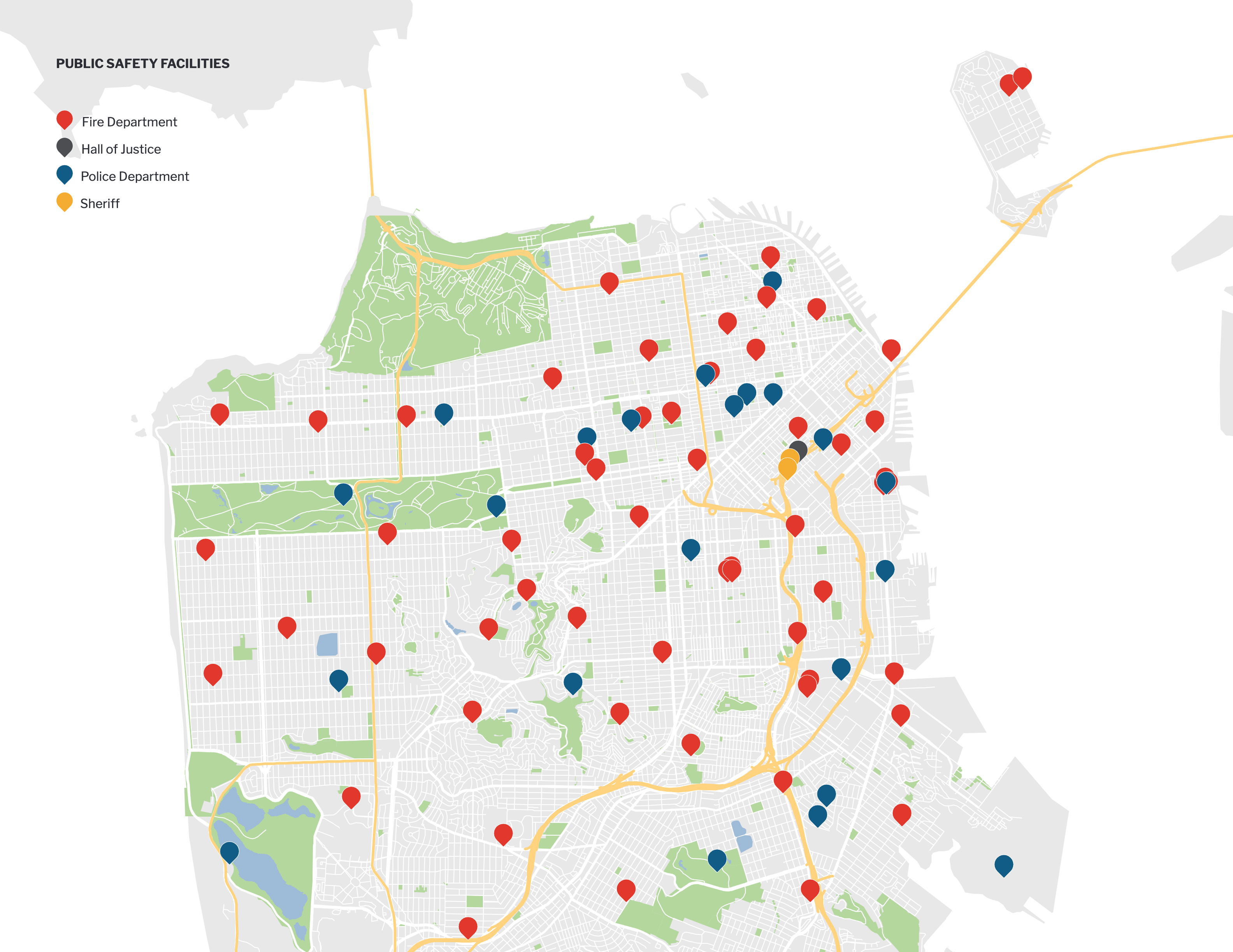 Office Of Resilience And Capital Planning Public Safety Facilities Map 0 
